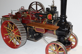 side 1.5" Royal Chester Allchin live steam traction engine for sale