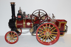 left 1.5" Royal Chester Allchin live steam traction engine for sale