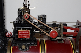 valve 1.5" Royal Chester Allchin live steam traction engine for sale
