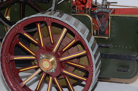 wheel view Allchin 1.5" live steam traction engine for sale