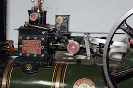 cylinder view Allchin 1.5" live steam traction engine for sale
