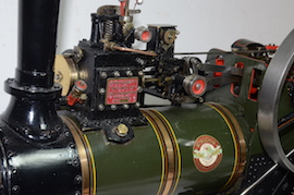 side view Allchin 1.5" live steam traction engine for sale