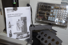 manual Axminster Sieg SX3-Digi DRO vertical milling machine for sale.