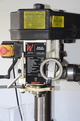 front Axminster ZX25M2 milling drilling machine for sale