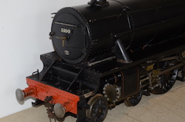 front 5" LMS Black 5 4-6-0 live steam loco for sale