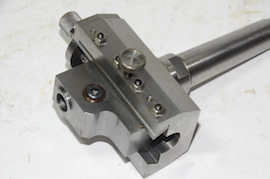side view George Thomas boring head 2mt milling machine for sale