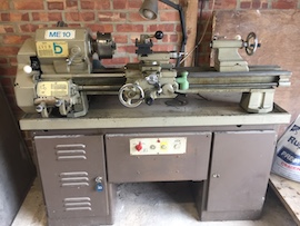 main Boxford ME10 5" lathe for sale Gearbox power cross feed