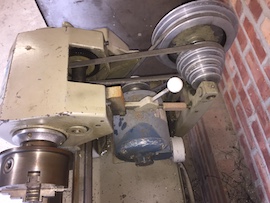 pulley Boxford ME10 5" lathe for sale Gearbox power cross feed