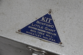 box2 Boxford lathe little giant tool post cutter grinder for sale