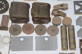 cylinders 5" Britannia 4-6-2 live steam loco Spink casting kit for sale + Perrier Reeves boiler.