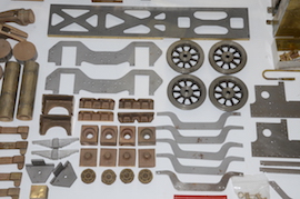 bogie 5" Britannia 4-6-2 live steam loco Spink casting kit for sale + Perrier Reeves boiler.