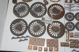 wheels 5" Britannia 4-6-2 live steam loco Spink casting kit for sale + Perrier Reeves boiler.