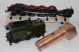 5" Britannia live steam 4-6-2 loco kit by Winson Modelworks for sale.