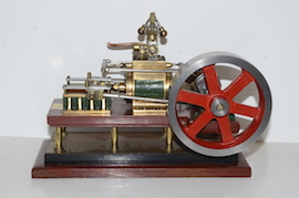 Main Brunell  side rod table live steam engine for sale