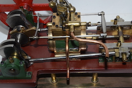 Main Brunell  side rod table live steam engine for sale