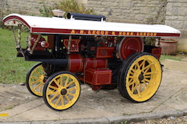 2" Burrell Showmans live steam traction engine for sale