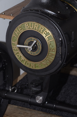 name plate 3" Burrell live steam agricultural traction engine plastow for sale 