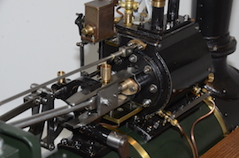motion 3" Burrell live steam agricultural traction engine plastow for sale 