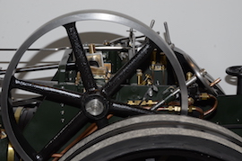 flywheel 3" Burrell live steam agricultural traction engine plastow for sale 