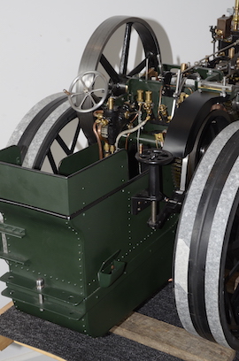 rear 3" Burrell live steam agricultural traction engine plastow for sale 