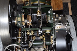 crank 3" Burrell live steam agricultural traction engine plastow for sale 