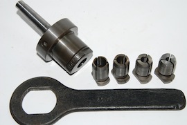 main view clarkson autolock 2MT collet holder for milling machine for sale