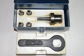 main view clarkson autolock 2MT collet holder for milling machine for sale