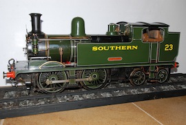 main view 5 inch gauge 044 gerry tull totland live steam loco locomotive class 2 Isle of wight don young southern for sale