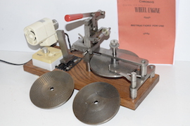 Chronos clock wheel cutting machine clockmakers for sale close view