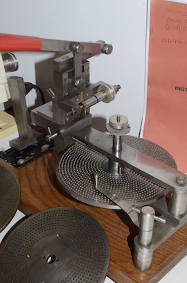 lever Chronos clock wheel cutting machine clockmakers for sale top view