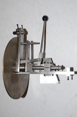 Main Colin Walton wheel & pinion clockmaker's cutting attachment for sale