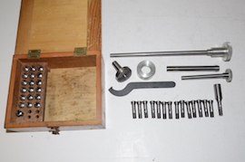 main view myford 10mm collets pultra pta conflex for sale