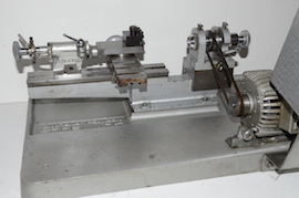 back view  Cowells CW90  Clockmakers watchmakers  lathe for sale