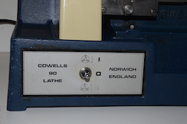 front view Cowells ME90  lathe for saleswitch