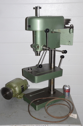 Cowells type 8-MD pillar drill bench drilling.