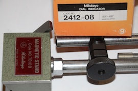 base view mitutoyo dial gauge magnetic base for sale