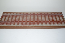 main5" gauge loco display track 1 meter section for sale.