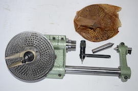 front view dividing head myford lathe for sale