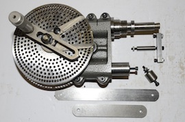 spindle index view dividing head myford lathe for sale
