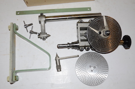 front view dividing head myford lathe for sale