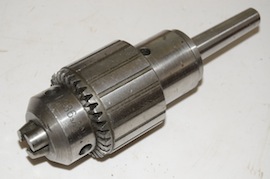 body view large spindle tailstock drill chuck jacobs for myford lathe for sale