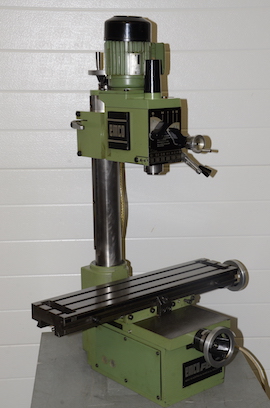 front view Emco FB2 U2 vertical milling machine for sale