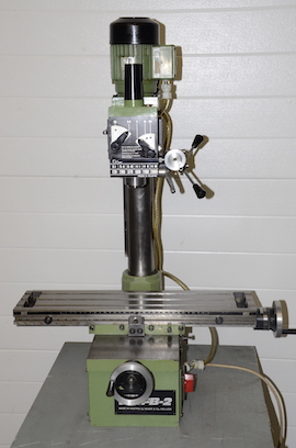 table view Emco FB2 U2 vertical milling machine for sale