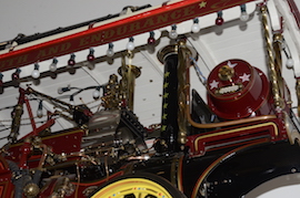 under Exhibition 2" Fowler Showmans live steam traction engine for sale.