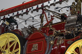 canopy Exhibition 2" Fowler Showmans live steam traction engine for sale.