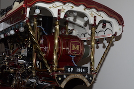 front Exhibition 2" Fowler Showmans live steam traction engine for sale.