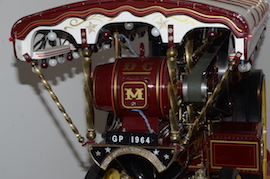 front2 Exhibition 2" Fowler Showmans live steam traction engine for sale.