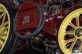 steering Exhibition 2" Fowler Showmans live steam traction engine for sale.