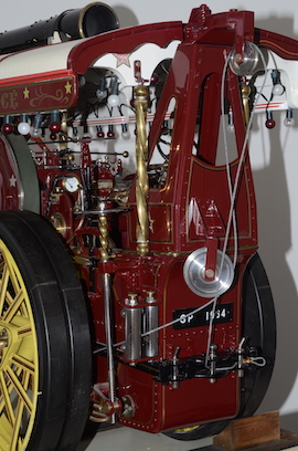 main Exhibition 2" Fowler Showmans live steam traction engine for sale.