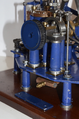 pulley Galloway Non Dead Centre live steam engine for sale.  Anthony Mount